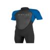 O Neill Reactor-2 2mm Back Zip Boys Springsuit CL1-Graphite-Brite Blue-Brite Blue 6 view 1