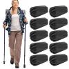 Walking Stick Foot Cover, Walking Pole Rubber Tips 10Pcs Resistant to Wear Alpenstock Head Cover for Trekking/Hiking/Walking view 4