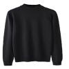 Men's Half Turtleneck Pullover Casual Simple Long Sleeve Ribbed Sweater Loose Solid Color Knitted Warm Basic Style (black,XX-Large) view 1