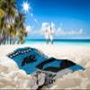 Northwest NFL State Line Beach Towel, 30x60, Carolina Panthers view 2