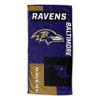 Northwest NFL State Line Beach Towel, 30x60, Baltimore Ravens view 1