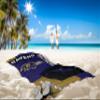 Northwest NFL State Line Beach Towel, 30x60, Baltimore Ravens view 2