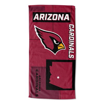 Northwest NFL State Line Beach Towel, 30x60, Arizona Cardinals
