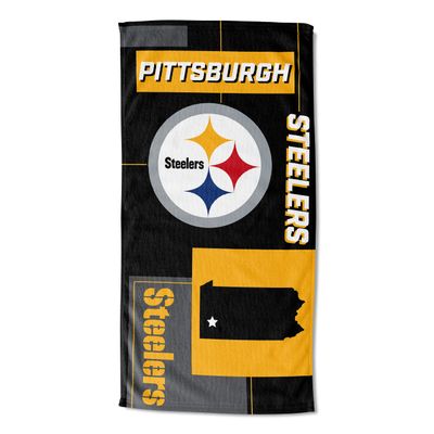 Northwest NFL State Line Beach Towel, 30x60, Pittsburgh Steelers