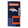 Northwest NFL State Line Beach Towel, 30x60, Denver Broncos view 1