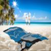 Northwest NFL State Line Beach Towel, 30x60, Detroit Lions view 2