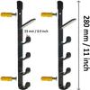 5 Tier Wall Storage Hanger for Hockey Equipment - Display Holder for Skates, Helmet, Gloves, Sticks & Pads - Home or Office Wall Mount view 2
