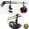 5 Tier Wall Storage Hanger for Hockey Equipment - Display Holder for Skates, Helmet, Gloves, Sticks & Pads - Home or Office Wall Mount view 4