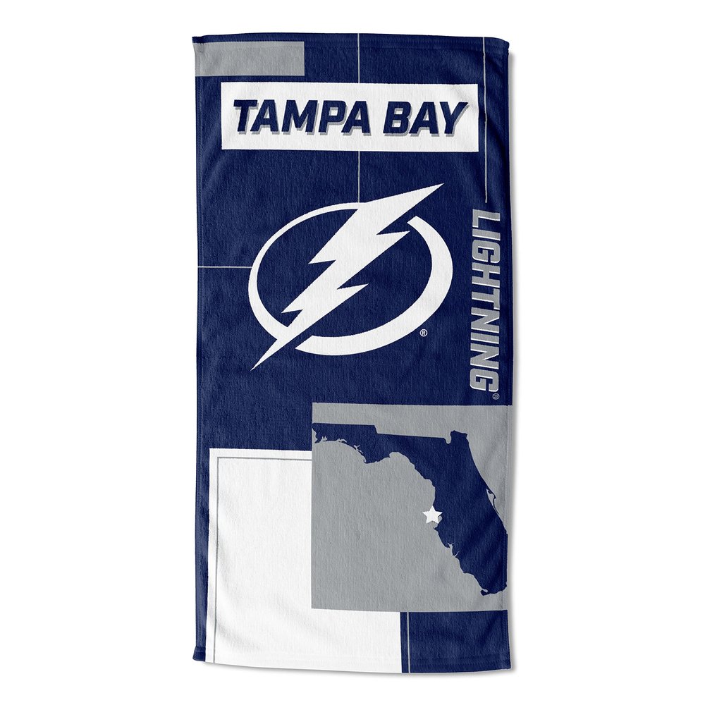 Northwest NHL State Line Beach Towel, 30x60, Tampa Bay Lightning