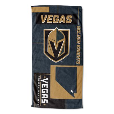 NORTHWEST NHL State Line Beach Towel, 30x60, Las Vegas Golden Knights