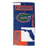 NORTHWEST NCAA State Line Beach Towel, 30x60, Florida Gators view 1