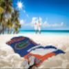 NORTHWEST NCAA State Line Beach Towel, 30x60, Florida Gators view 2