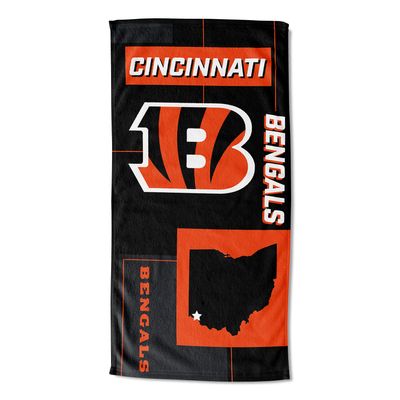 NORTHWEST NFL State Line Beach Towel, 30x60, Cincinnati Bengals