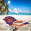 Northwest NCAA State Line Beach Towel, 30x60, Clemson Tigers view 2