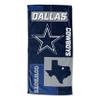NORTHWEST NFL State Line Beach Towel, 30x60, Dallas Cowboys view 1