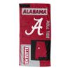NORTHWEST NCAA State Line Beach Towel, 30x60, Alabama Crimson Tide view 1