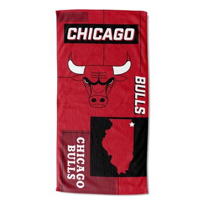 Northwest NBA State Line Beach Towel, 30x60, Chicago Bulls
