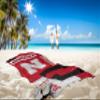 NORTHWEST NCAA State Line Beach Towel, 30x60, Nebraska Cornhuskers view 2