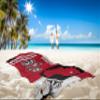 Northwest NCAA State Line Beach Towel, 30x60, Wisconsin Badgers view 2