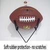 AUXPhome Football Wall Mount - Adjustable W Claw Shape Storage Organizer - Great for Helmet, Coats, Hats & Sports Equipment Holder - Home Decor view 4