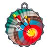 Express Medals Custom Archery Silver Medal Trophy Award with Neck Ribbon & Attached Engraved Plate on Back LAZD214-MY400 25PK view 2