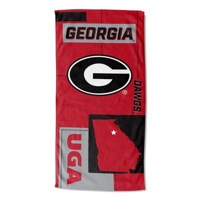 Northwest NCAA State Line Beach Towel, 30x60, Georgia Bulldogs