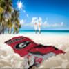 Northwest NCAA State Line Beach Towel, 30x60, Georgia Bulldogs view 2