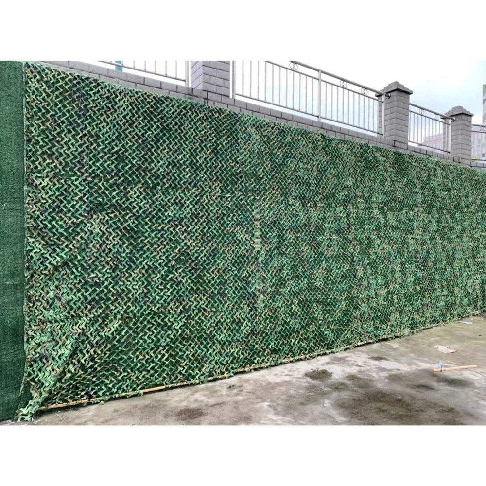 KOOEIN Woodland Camouflage Net,Hunting Camouflage Net,Privacy Net with Grid,Interior Decoration Netting,Sunscreen/Anti-uv,Breathable Net,car Covers,2x6m/6.6x19.7ft