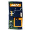 Northwest NBA State Line Beach Towel, 30x60, Utah Jazz view 1