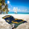 Northwest NBA State Line Beach Towel, 30x60, Utah Jazz view 2