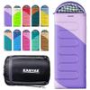 KANYAK Water-Resistant Portable Purple Sleeping Bag for Adults Teens and Kids, Perfect Outdoor Companion for 3-4 Season HikingHuntingCamping and Backpacking view 1