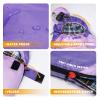 KANYAK Water-Resistant Portable Purple Sleeping Bag for Adults Teens and Kids, Perfect Outdoor Companion for 3-4 Season HikingHuntingCamping and Backpacking view 3