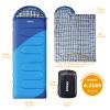 KANYAK Sleeping Bags for Adults Kids, Lightweight Waterproof Breathable Backpacking Hiking Camping Gear Equipment view 2