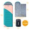 KANYAK Camping 32 Sleeping Bags for Adults Kids Teens Cold Weather Warm Sleeping Bag Winter for 3-4 Season Camping, Camping Gear Equipment, Traveling, and Outdoors view 2