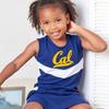 Wes and Willy Girls and Toddlers Game Day Cheering Outfit (Cal, 6) view 3