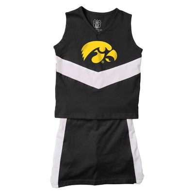 Wes and Willy Girls and Toddlers Game Day Cheering Outfit (Iowa, 6)