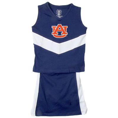Wes and Willy Girls and Toddlers Game Day Cheering Outfit (Auburn, 3T)