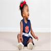 Wes and Willy Girls and Toddlers Game Day Cheering Outfit (Auburn, 3T) view 2