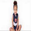 Wes and Willy Girls and Toddlers Game Day Cheering Outfit (Auburn, 3T) view 3