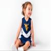 Wes and Willy Girls and Toddlers Game Day Cheering Outfit (West Virginia, 6X) view 2