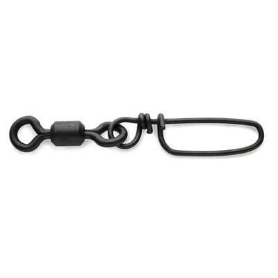 10 Pack Coastlock Snap Swivels Brass Stainless Steel Black Size 1 150lb