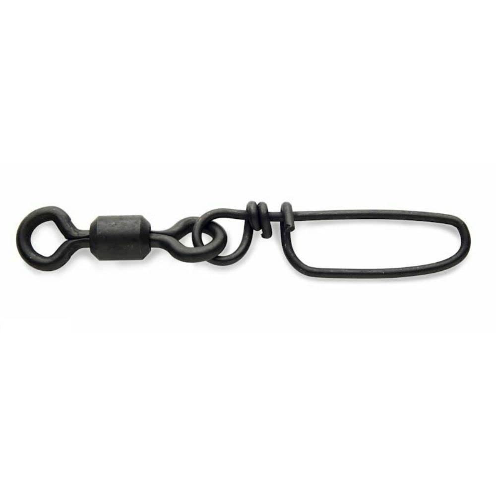10 Pack Coastlock Snap Swivels Brass Stainless Steel Black Size 2/0 225lb