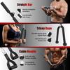 Concho Weight Pulley System, Upgraded Cable Pulley System Gym with Adjustable Weight Cable&Detachable Handles, Workout Pulley System for LAT Pulldown Triceps Biceps Curl Chest Home Gym Attachments view 3