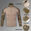 Dumajo Men's Military Tactical Uniform Shirt Pants Airsoft Paintball Hunting Combat Suits-Brown,L/34 view 4