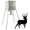 HECASA 450LB Capacity Big Game Gravity Deer Feeder Galvanized Steel Hunting w/o Foot Kit view 1