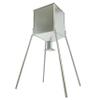 HECASA 450LB Capacity Big Game Gravity Deer Feeder Galvanized Steel Hunting w/o Foot Kit view 4
