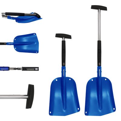 Michelin Snow Shovel - 40" Folding Utility Snow Shovel with Telescoping Handle, Lightweight, Winter Emergency Gear for Cars, Skiing, Snowmobile