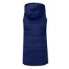 Women Sleeveless Long Coat With Hood, Winter Padded Vest, Warm Zipper Open Jacket With Hood, Women Long Vest Casual Outdoor Coat (Color : Dark blue, Size : 4X-Large) view 4