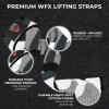 Weight Lifting Straps Wrist Support Padded Neoprene Gym Cross Training Hand Bar weightlifting Straps Fitness Bodybuilding Power Exercise Grips Deadlift Men Women (Gray Camo) view 2