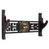 Ekkhysis Kylin Sword Wall Mount 1-Tier Velvet Padded Hook Katana Holder Display Hanger for Tanto Samurai Sword,Rapier Lightsaber,Cosplay Blade Tanjirou Demon Slayer Weapon Stand view 1